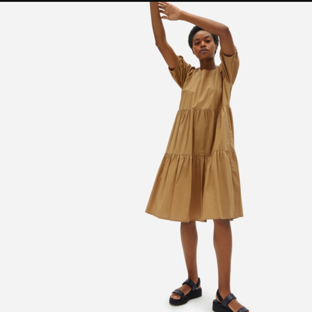 EVERLANE Tiered Dress midi
